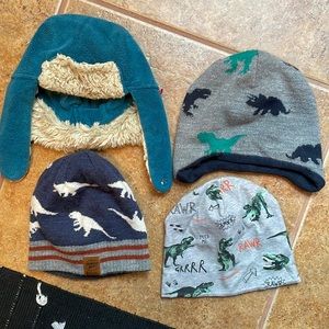 Lot of 4 Toddler Beanies